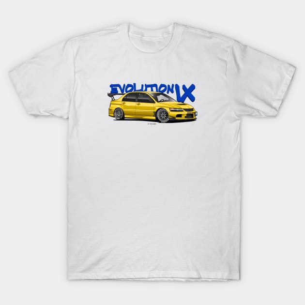 Lancer Evo IX T-Shirt by LpDesigns_